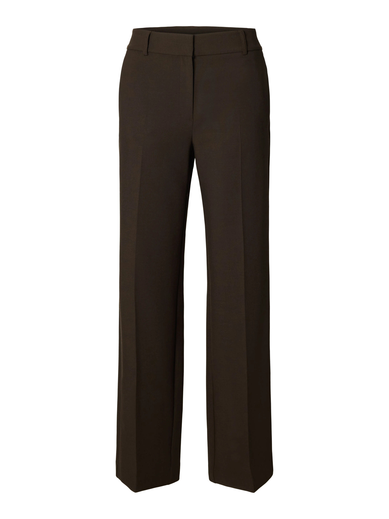 SLWRITA MW WIDE PANT MEL NOOS Delicioso MELANGE