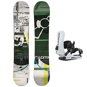 Capita Snowboardpaket - Outerspace Living 159W + Union STR Grey L