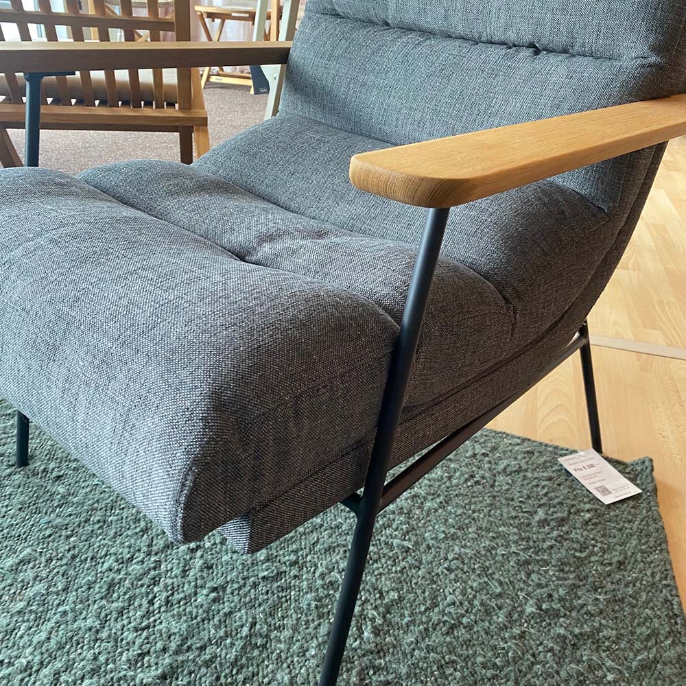 Bill Armchair High Back (Timber Dark Grey) - Design Bargin/Disply Item* - Sits - 2