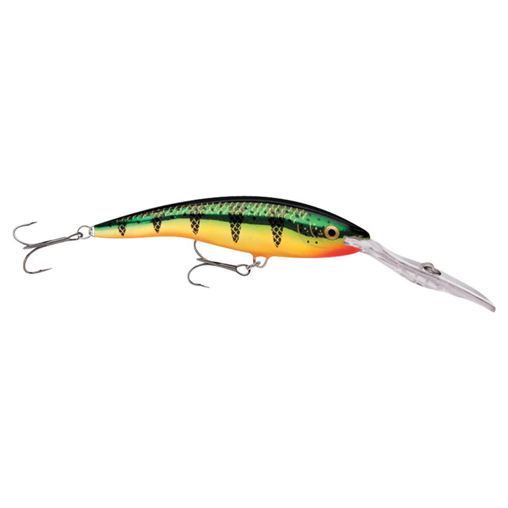 The Rapala Deep Tail Dancer is a balsa wobbler with a deep-drawing spoon that allows this model to dive down to 12 meters.