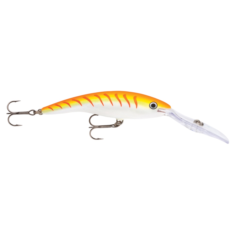 The Rapala Deep Tail Dancer is a balsa wobbler with a deep-drawing spoon that allows this model to dive down to 12 meters.