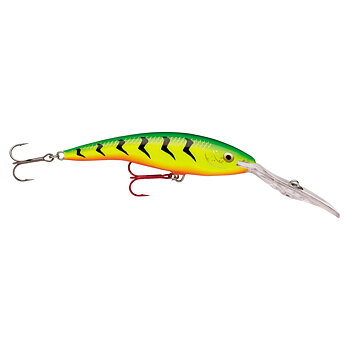 Rapala Deep Tail Dancer är en balsawobbler med djupgående sked som gör att denna modellen kan dyka ända ner till 12 meters djup.