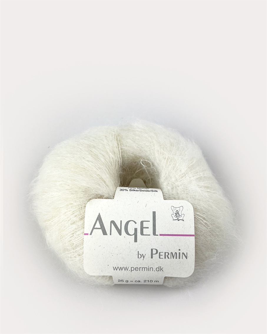 884102 naturvit angel mohair permin