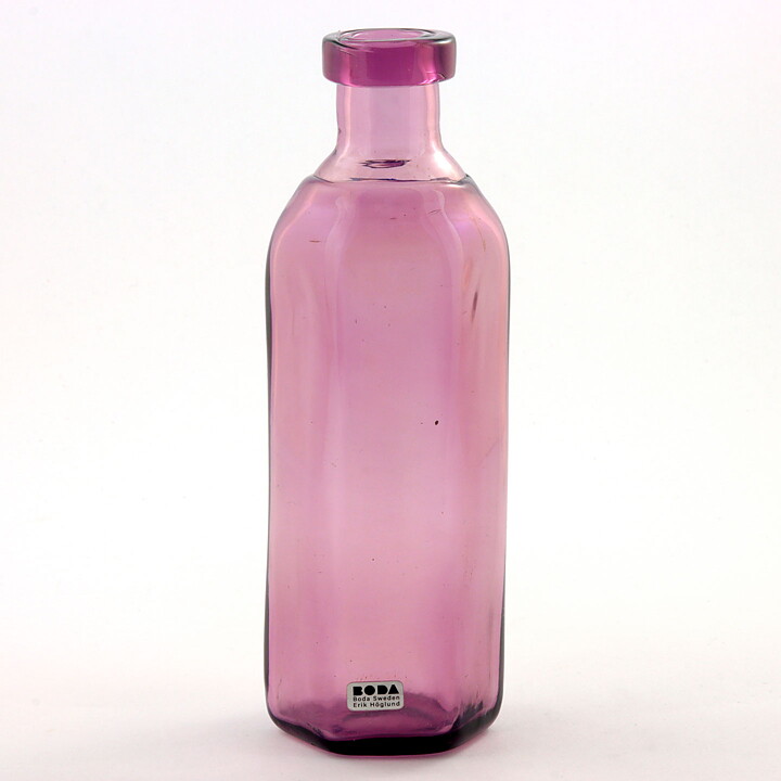 Erik Höglund (1950s) Pink Hexagon Vase 20 cm