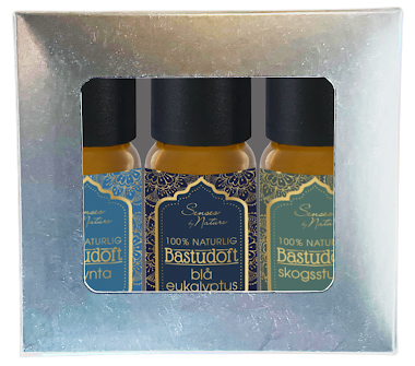 Sauna oils Classic Gift box 3x5ml, Sense of Nature