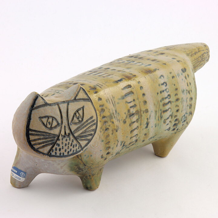 リサラーソン 猫 Stora Zoo Katt (大きな動物園) シリーズ  1957年 33/12cm (7)