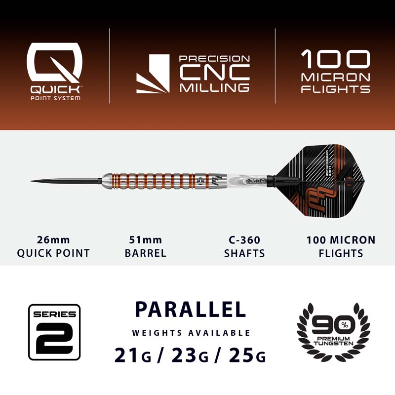 Harrows Luke Woodhouse Series 2 Quick Point 90% 21g - 4