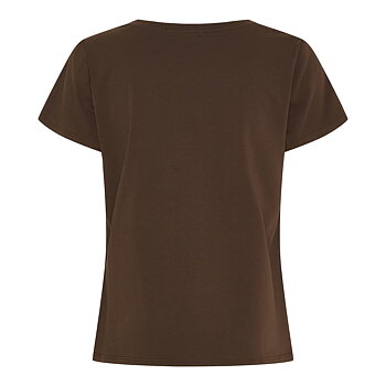 Marta T-shirt Herdis Brun/Beige
