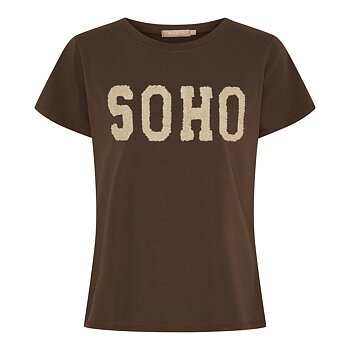 Marta T-shirt Herdis Brun/Beige