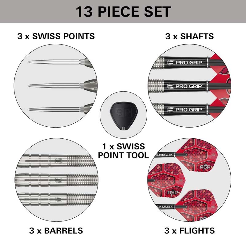 Target Nathan Aspinall GEN1 Swiss Point 90% 22g - 5