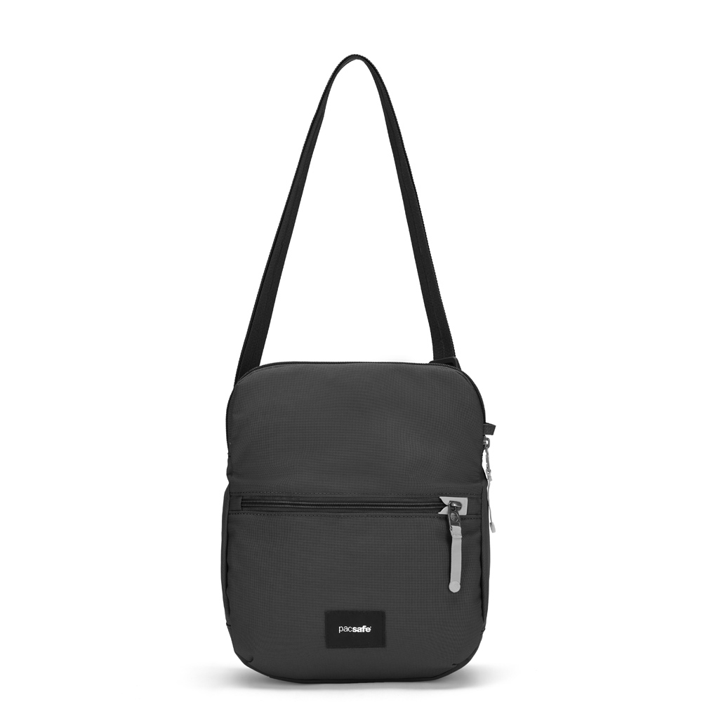 Stöldsäker expanderbar väska - PACSAFE GO Anti-Theft Saddle Crossbody Black - 3