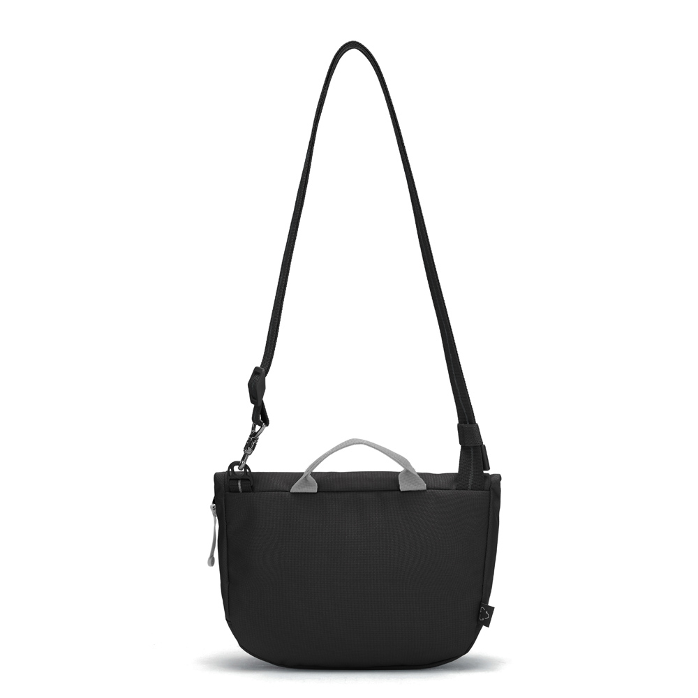 Stöldsäker expanderbar väska - PACSAFE GO Anti-Theft Saddle Crossbody Black - 6