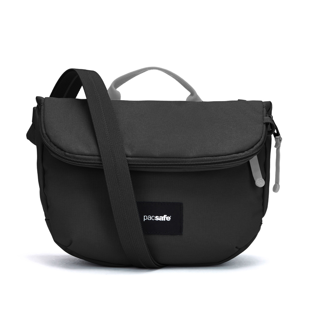 Stöldsäker expanderbar väska - PACSAFE GO Anti-Theft Saddle Crossbody Black