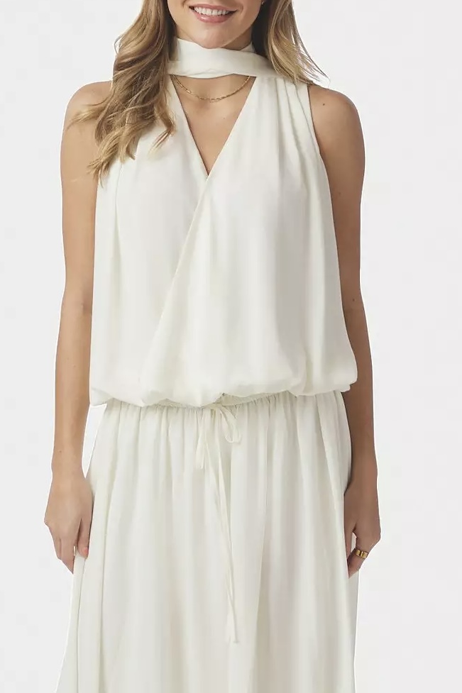 Neo Noir - Inge Chiffon Top Off White - 3