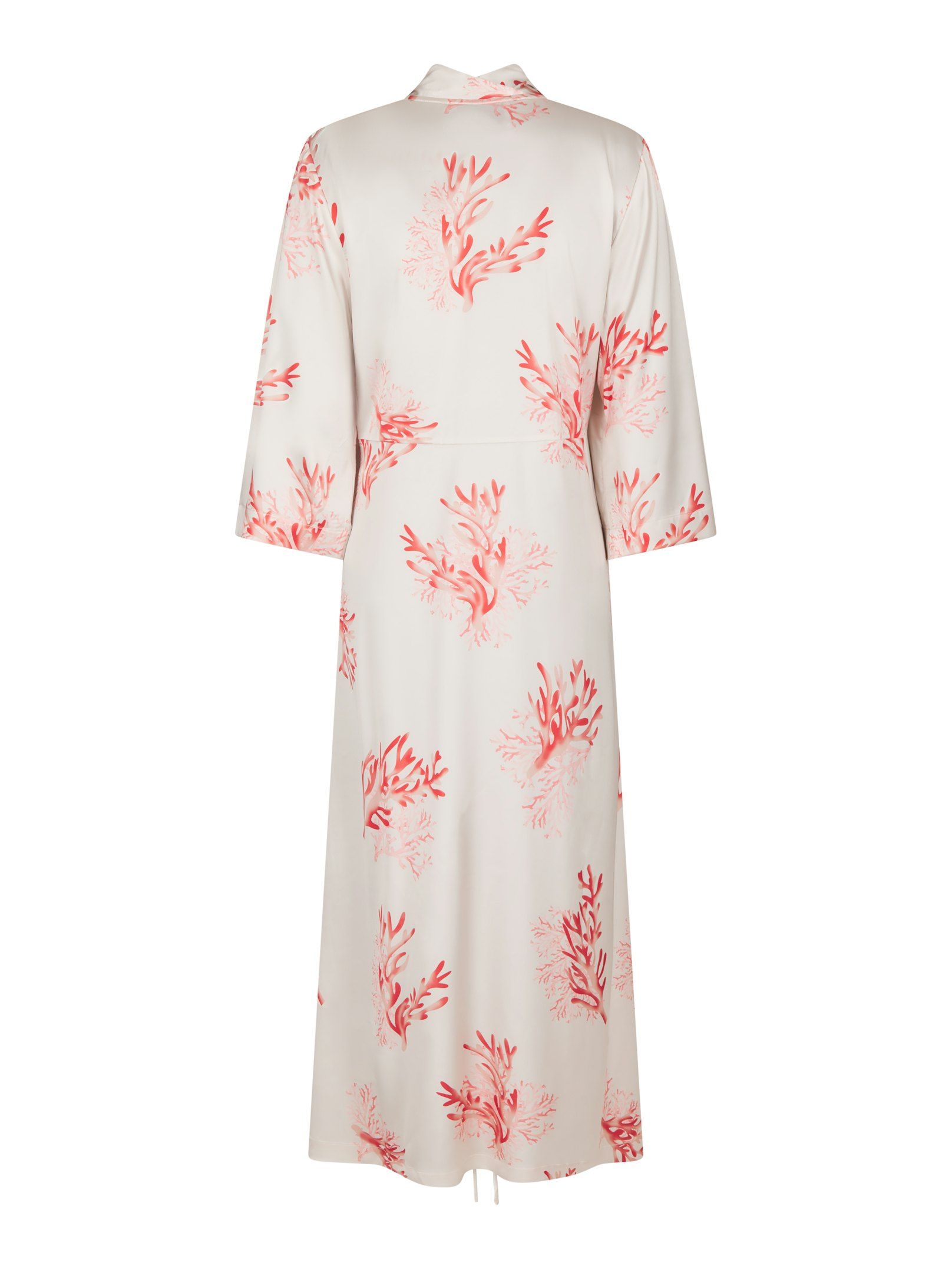 Neo Noir  - Shane Coral Wrap Dress  Coral - 5