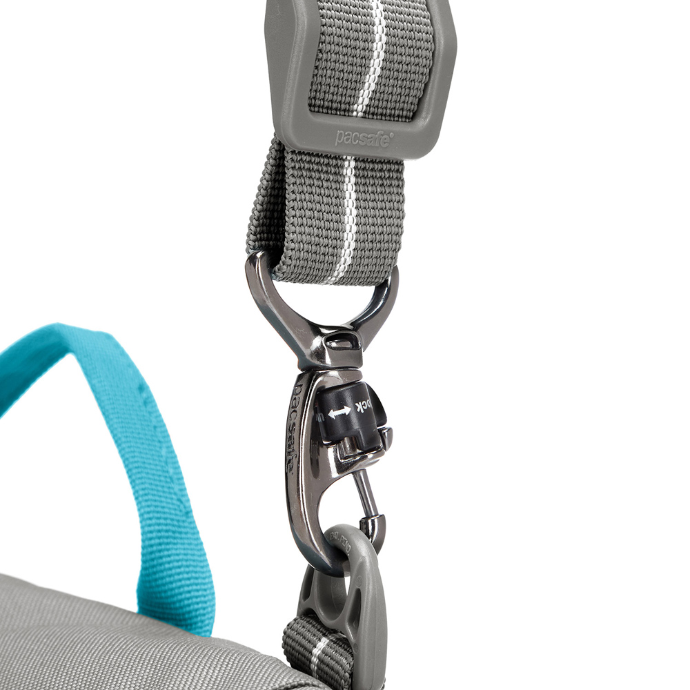 Stöldsäker expanderbar väska - PACSAFE GO Anti Theft Saddle Crossbody Stone - 4
