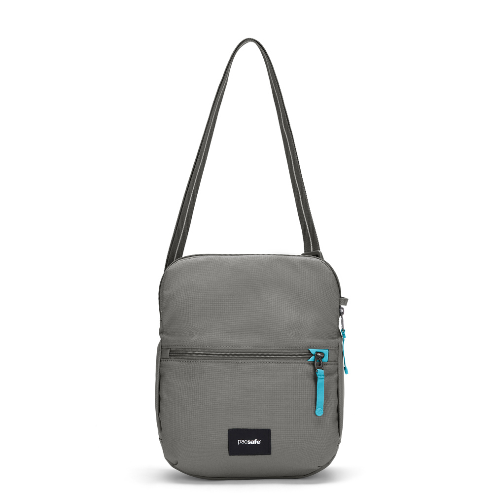 Stöldsäker expanderbar väska - PACSAFE GO Anti Theft Saddle Crossbody Stone - 3