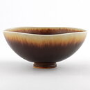 Berndt Friberg (1969) Unique Brown Haresfur Bowl 11 cm