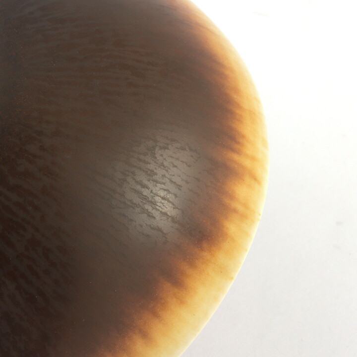 Berndt Friberg (1969) Unique Brown Haresfur Bowl 11 cm