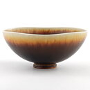 Berndt Friberg (1969) Unique Brown Haresfur Bowl 11 cm