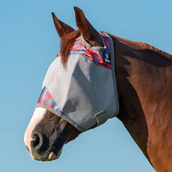Cashel© Crusaders™ Fly Mask / flughuva, patchwork (2026 års designfärg)