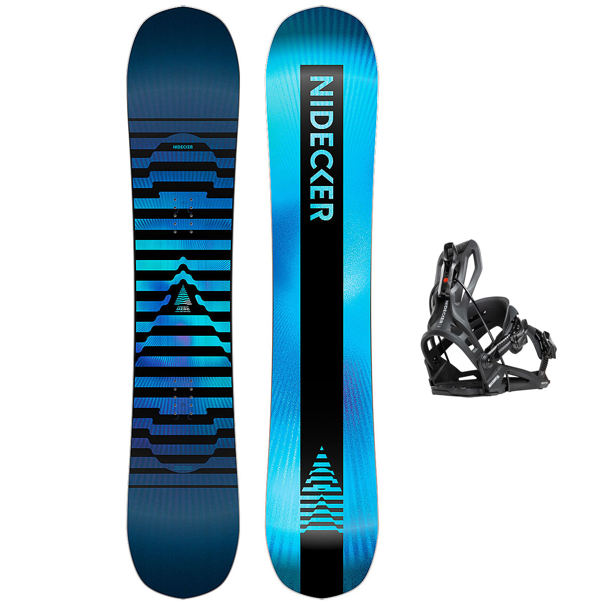 Nidecker Snowboard Set - Merc 159 + Flow Nexus Black L