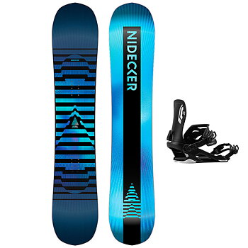 Nidecker Snowboard Set - Merc 159 + Nitro Talent Black M
