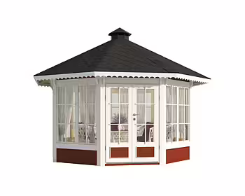 Lusthus SOLBACKA 10 m2 - Röd