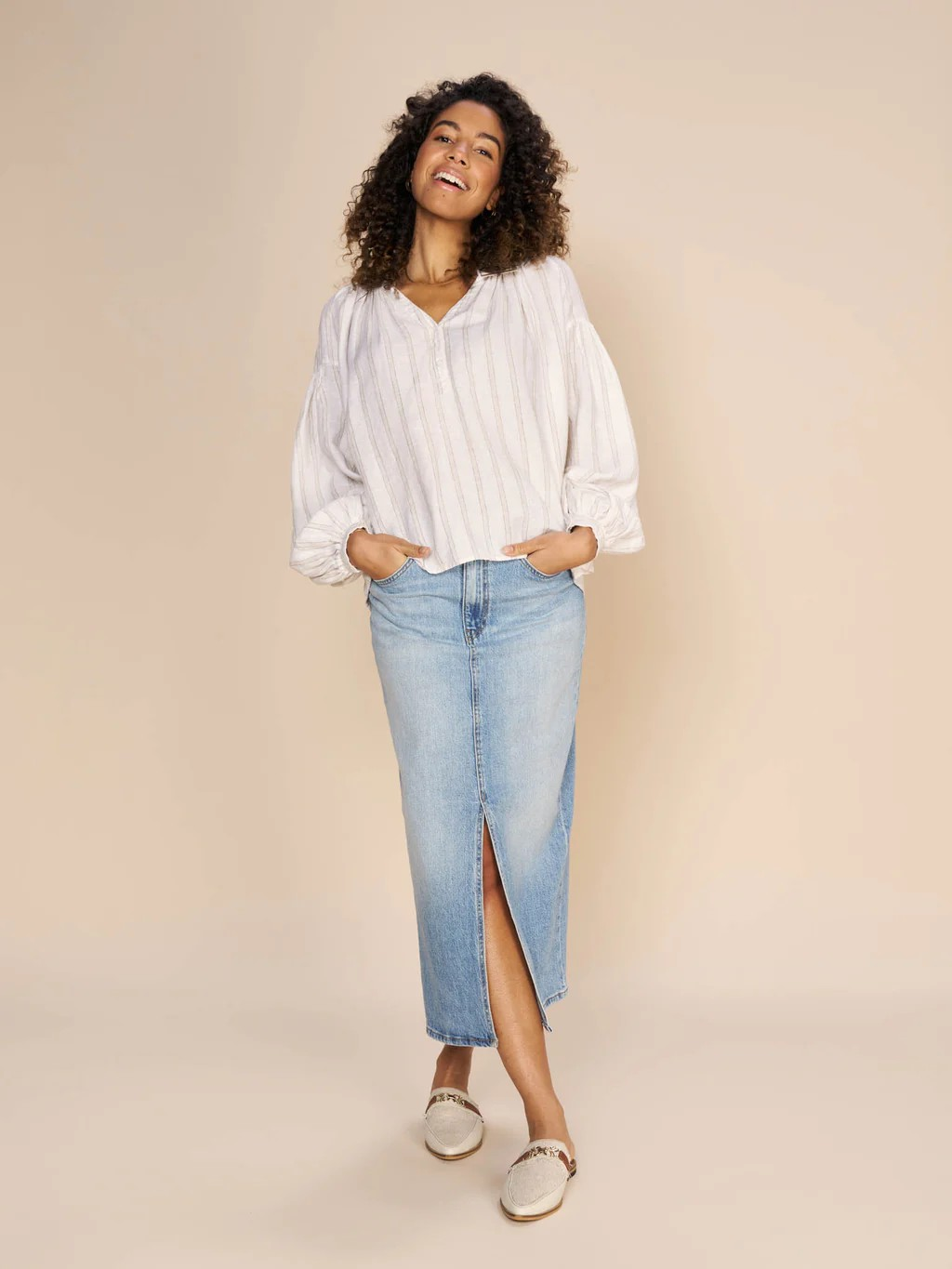 MMMella Denim Skirt - Mos Mosh