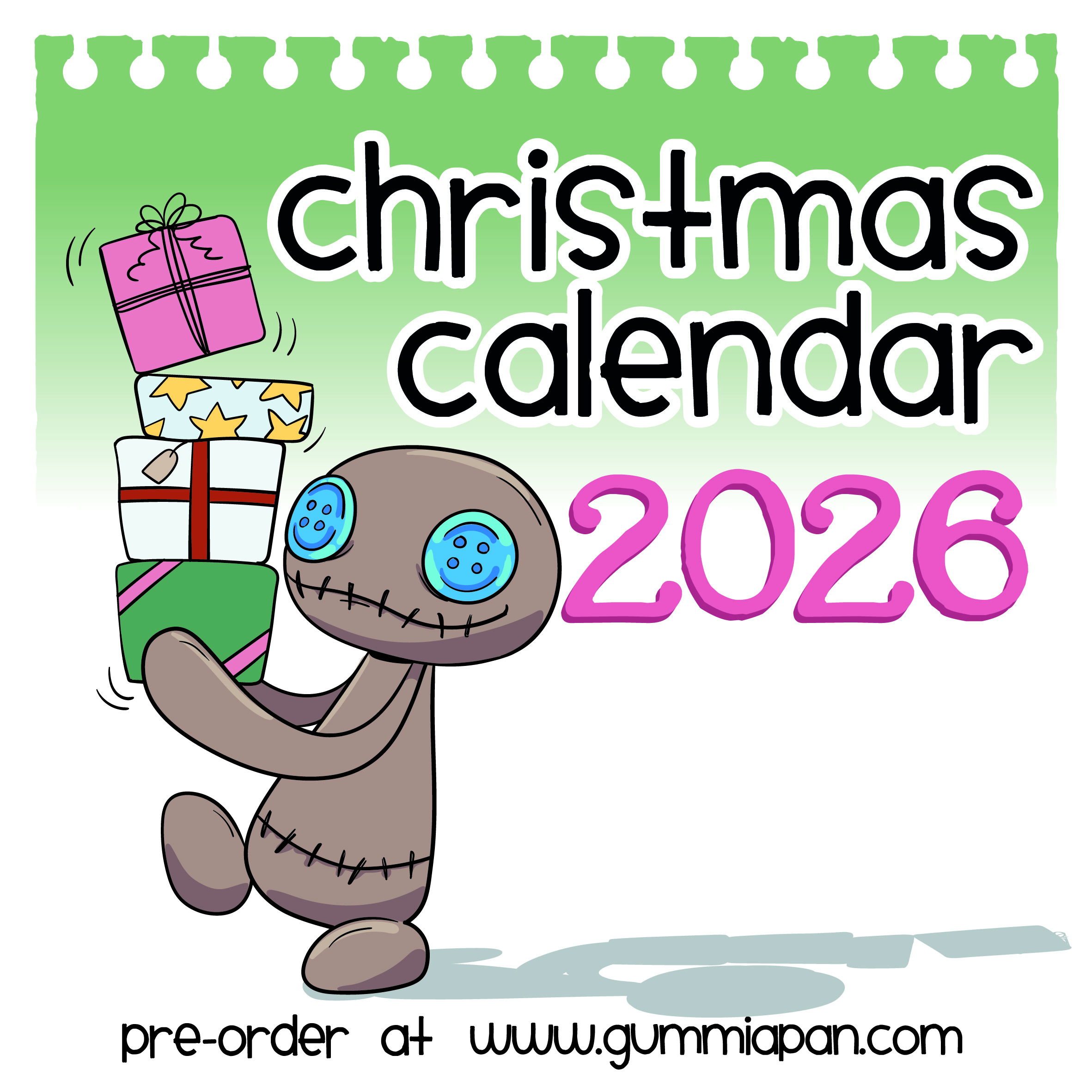 FÖRBESTÄLLNING Gummiapan Christmas Calendar 2026