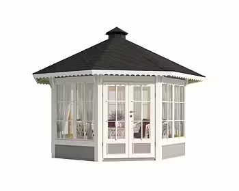 Lusthus SOLBACKA 10 m2 - Grå