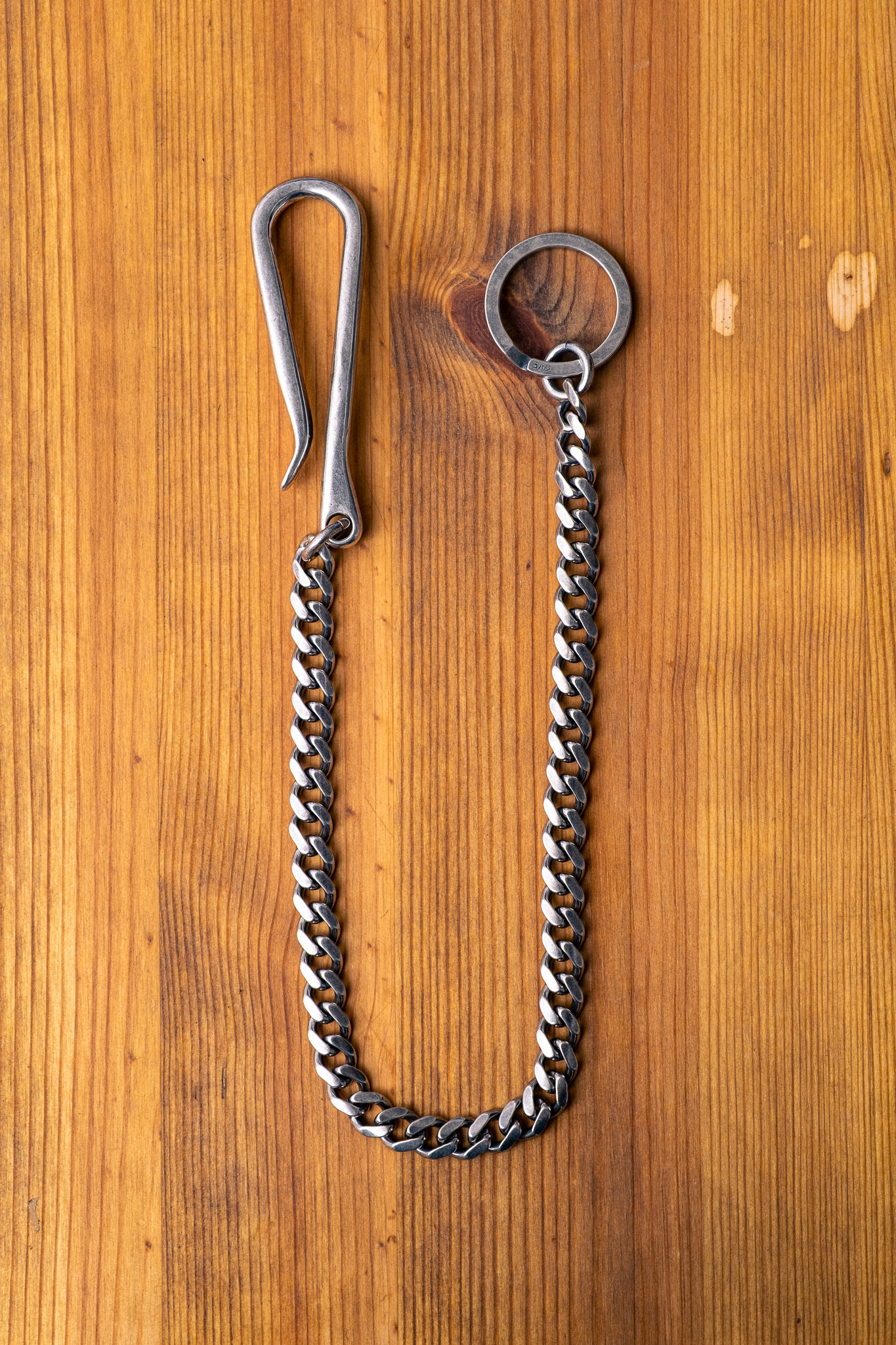 Kobashi Studio - Key Chain Twist Silver Plated 2.5mm