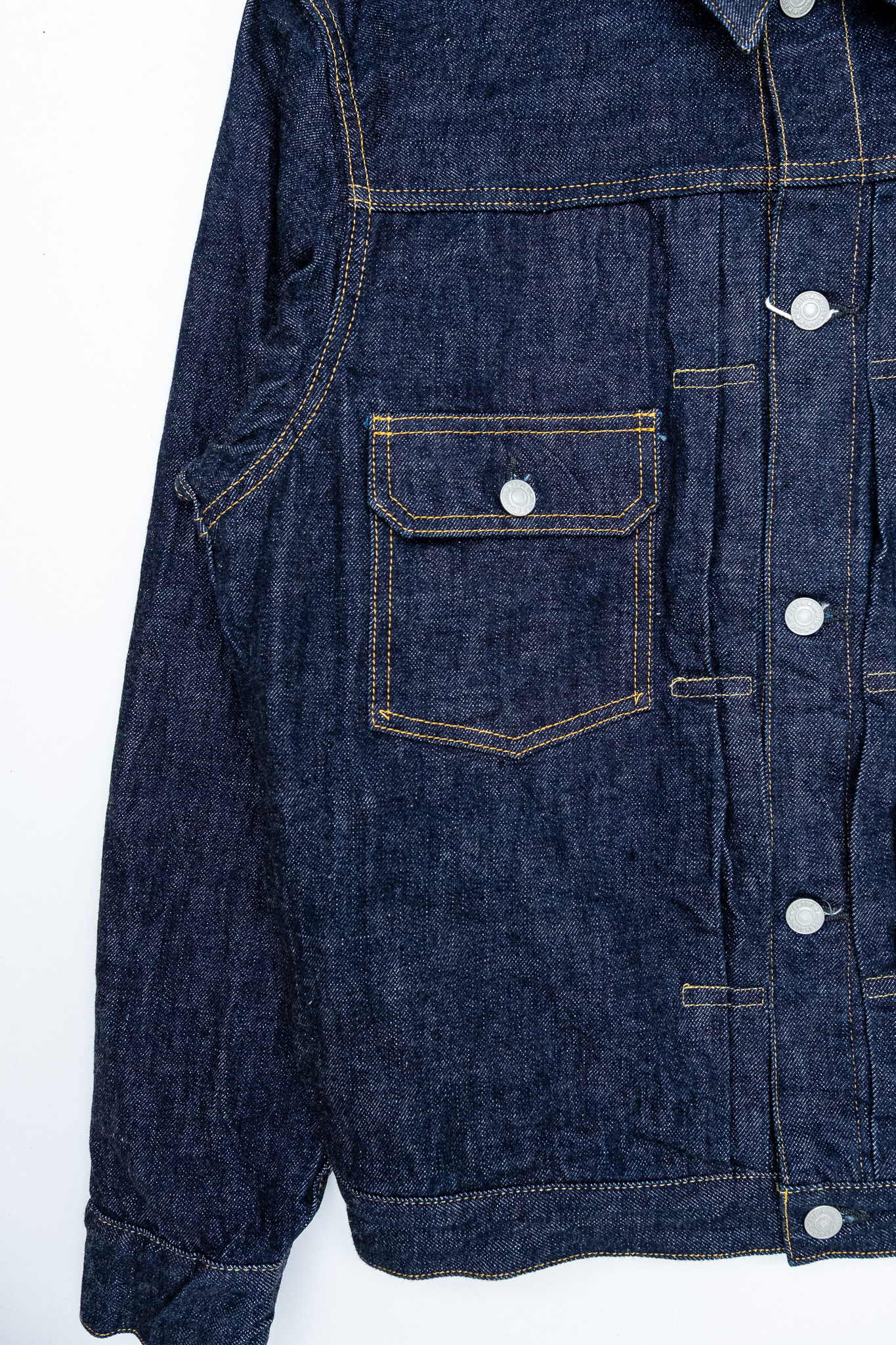 Omoto Denim - 3215 13.5oz Denim Type II Jacket One Wash - 5