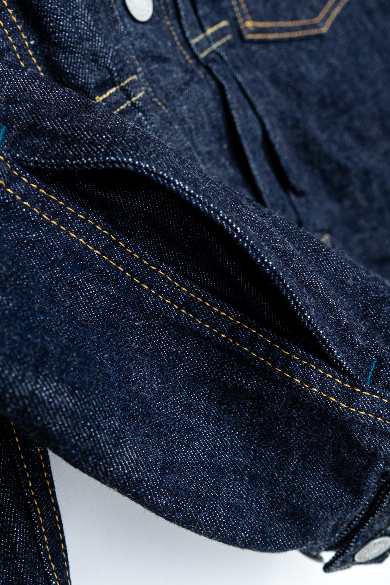 Omoto Denim - 3215 13.5oz Denim Type II Jacket One Wash - 6
