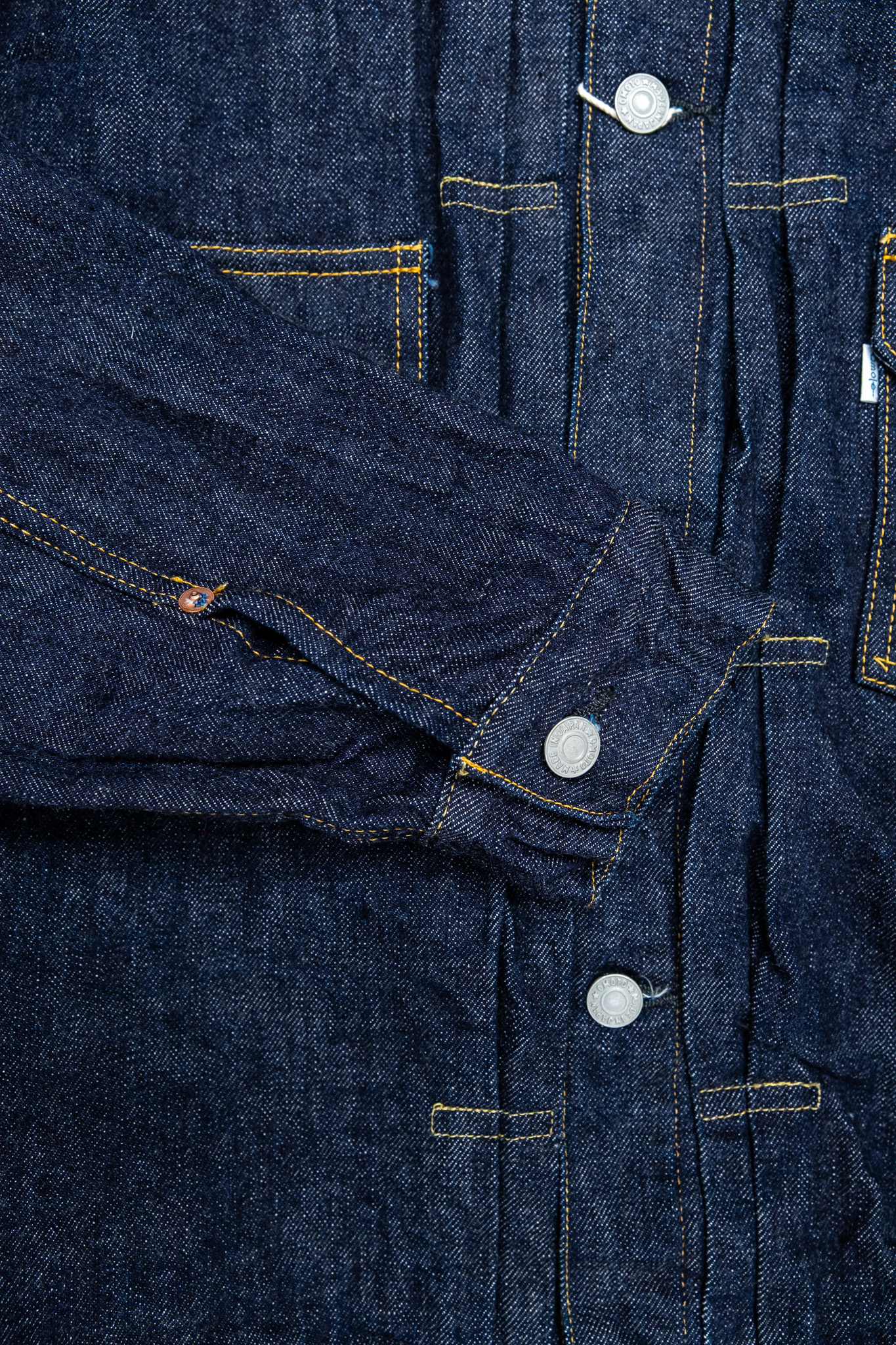 Omoto Denim - 3215 13.5oz Denim Type II Jacket One Wash - 7