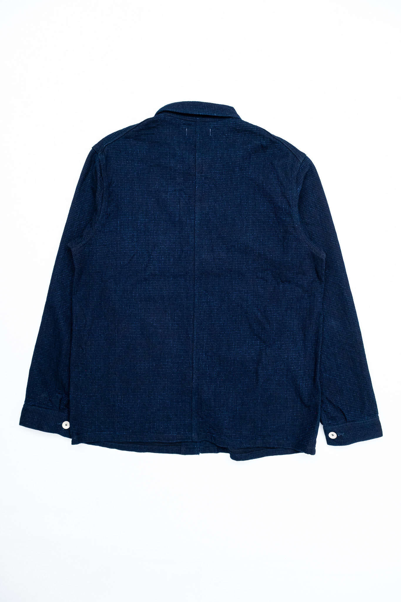 Omoto Denim - 3750 12oz Cube Sashiko Denim Chore Jacket - Göteborg
