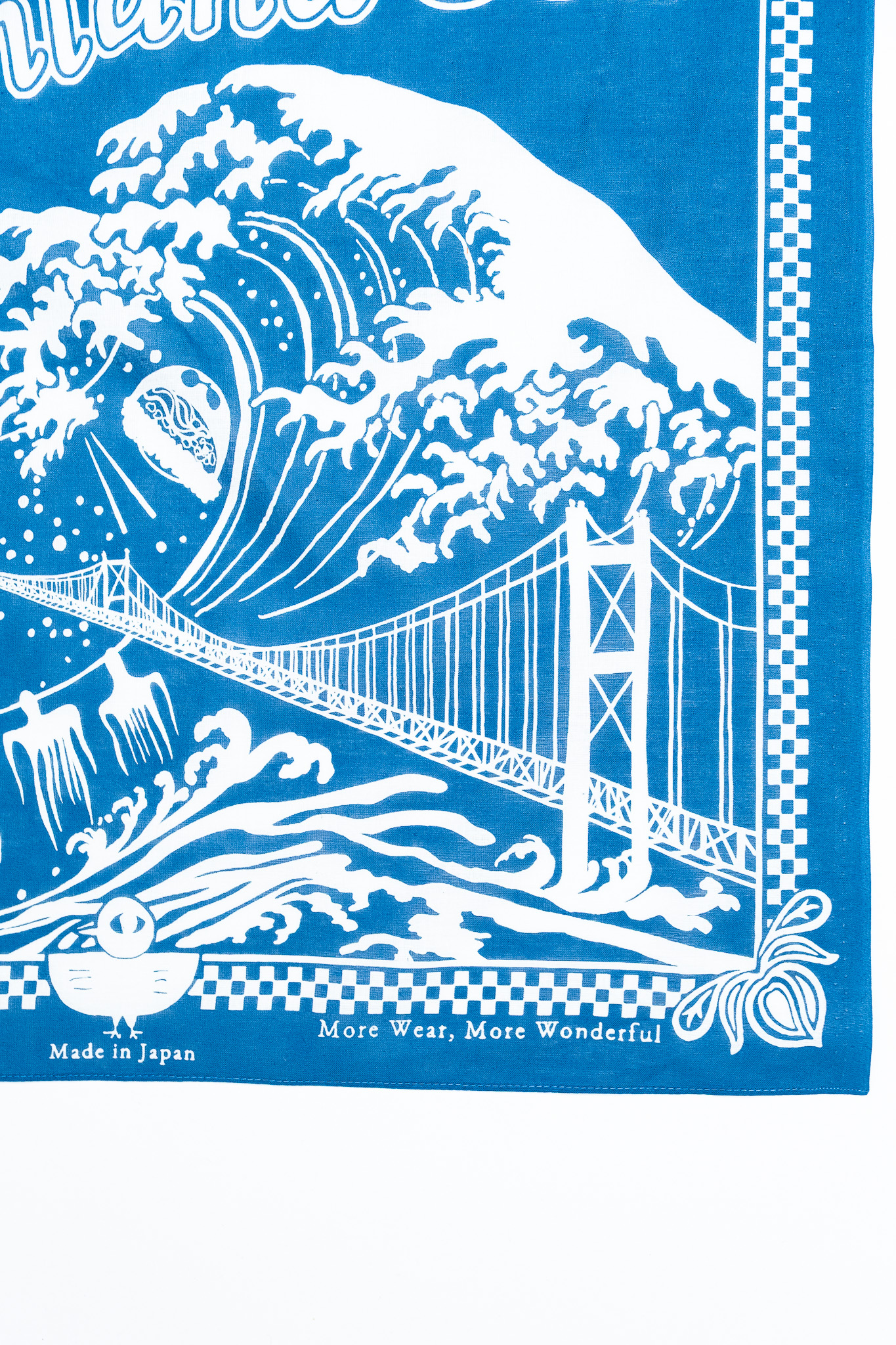 Omoto Denim - 9302 Reveal Kojima Bandana Blue - 5