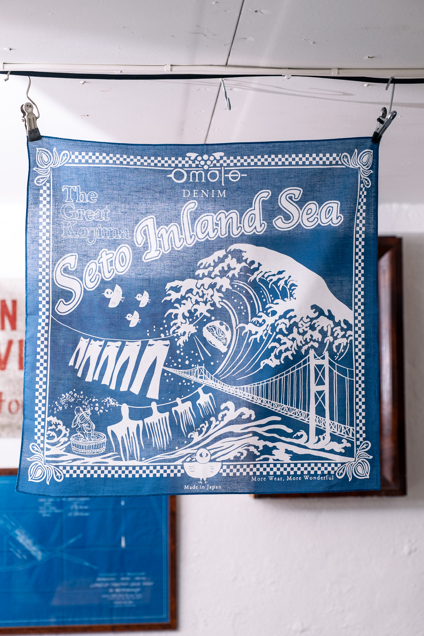 Omoto Denim - 9302 Reveal Kojima Bandana Blue