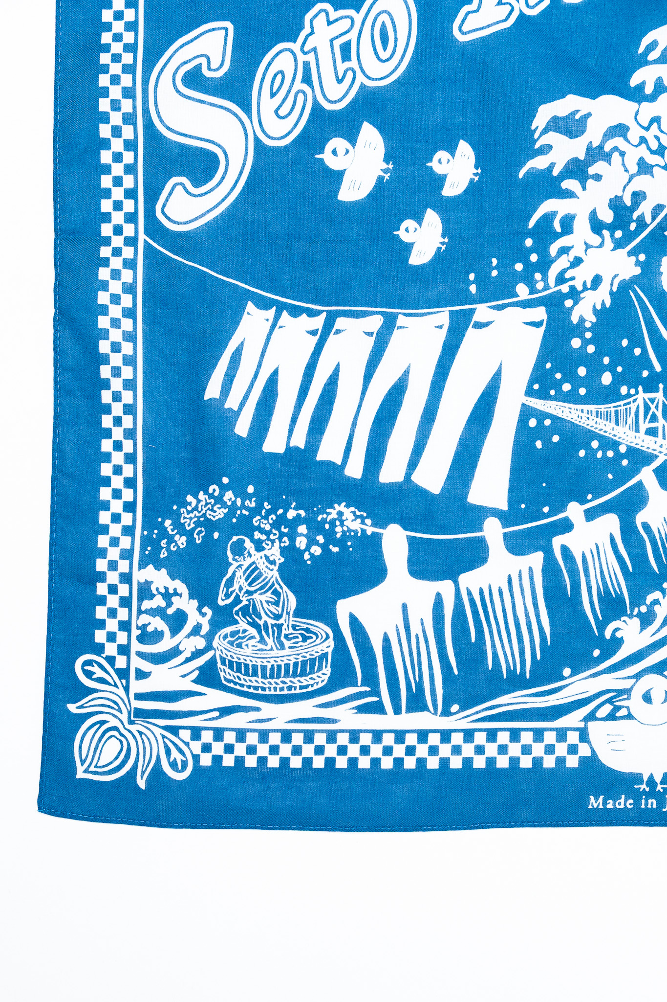 Omoto Denim - 9302 Reveal Kojima Bandana Blue - 3