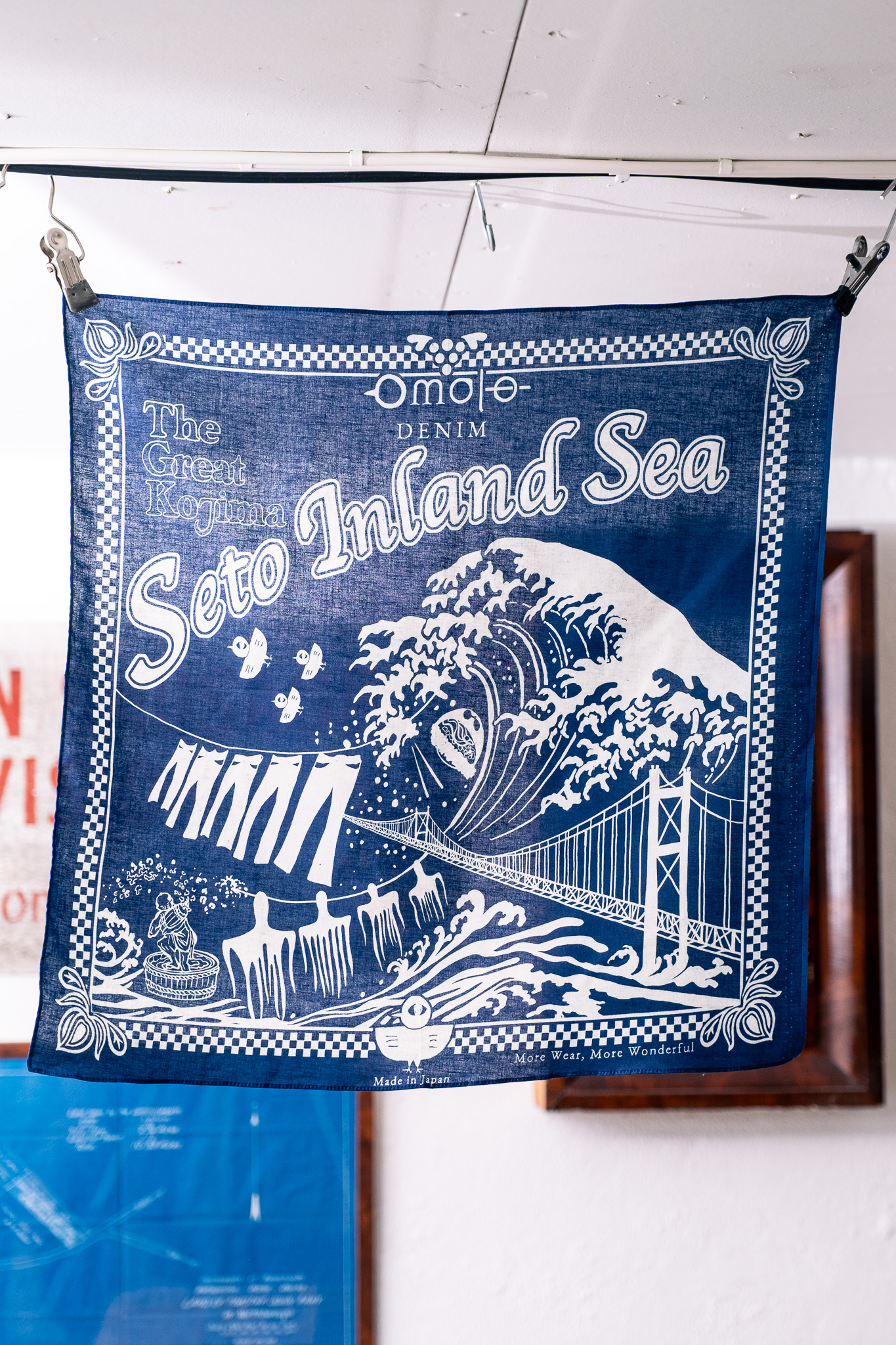 Omoto Denim - 9302 Reveal Kojima Bandana Indigo