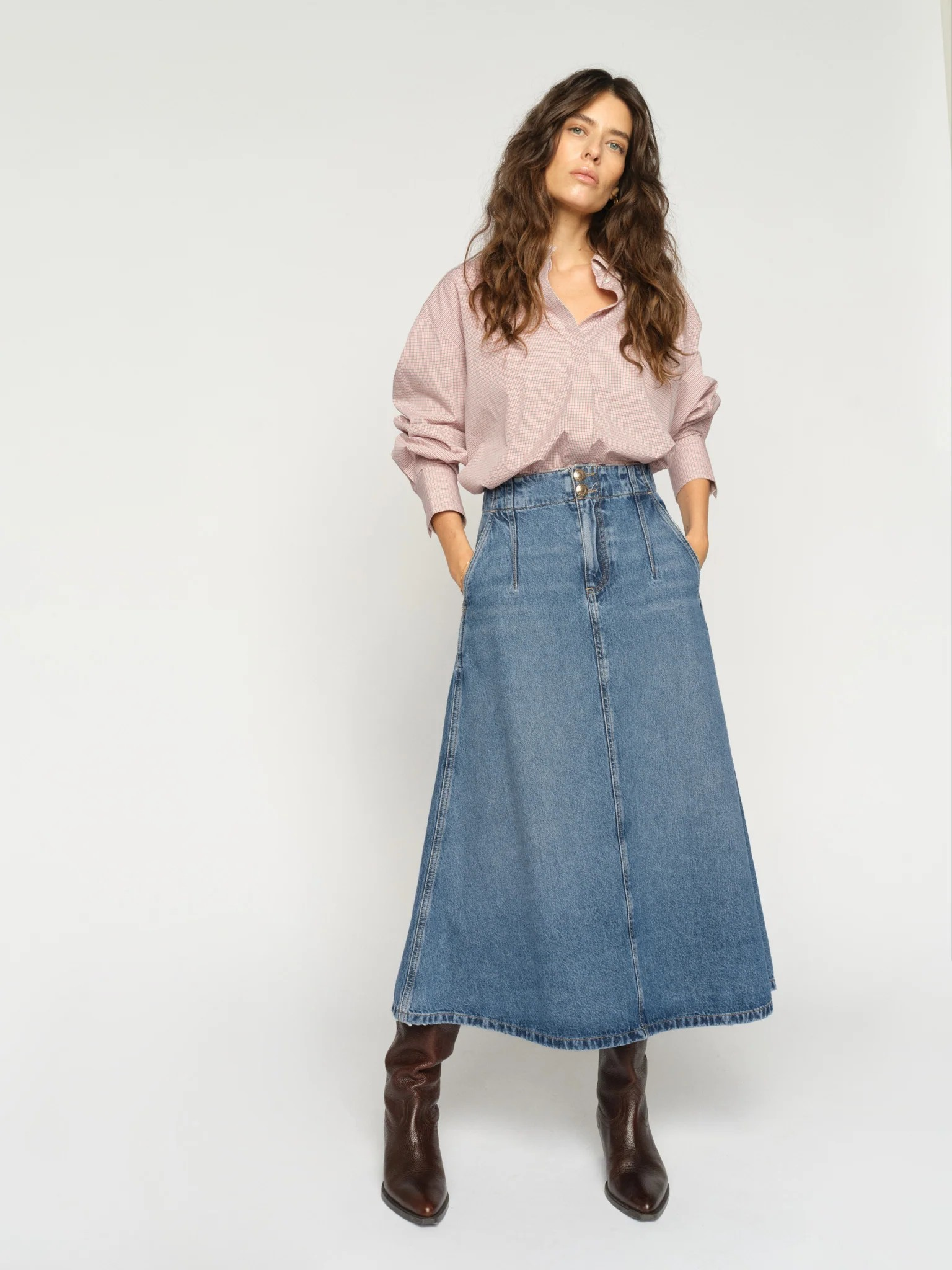 MMLeala Denim Skirt - Mos Mosh