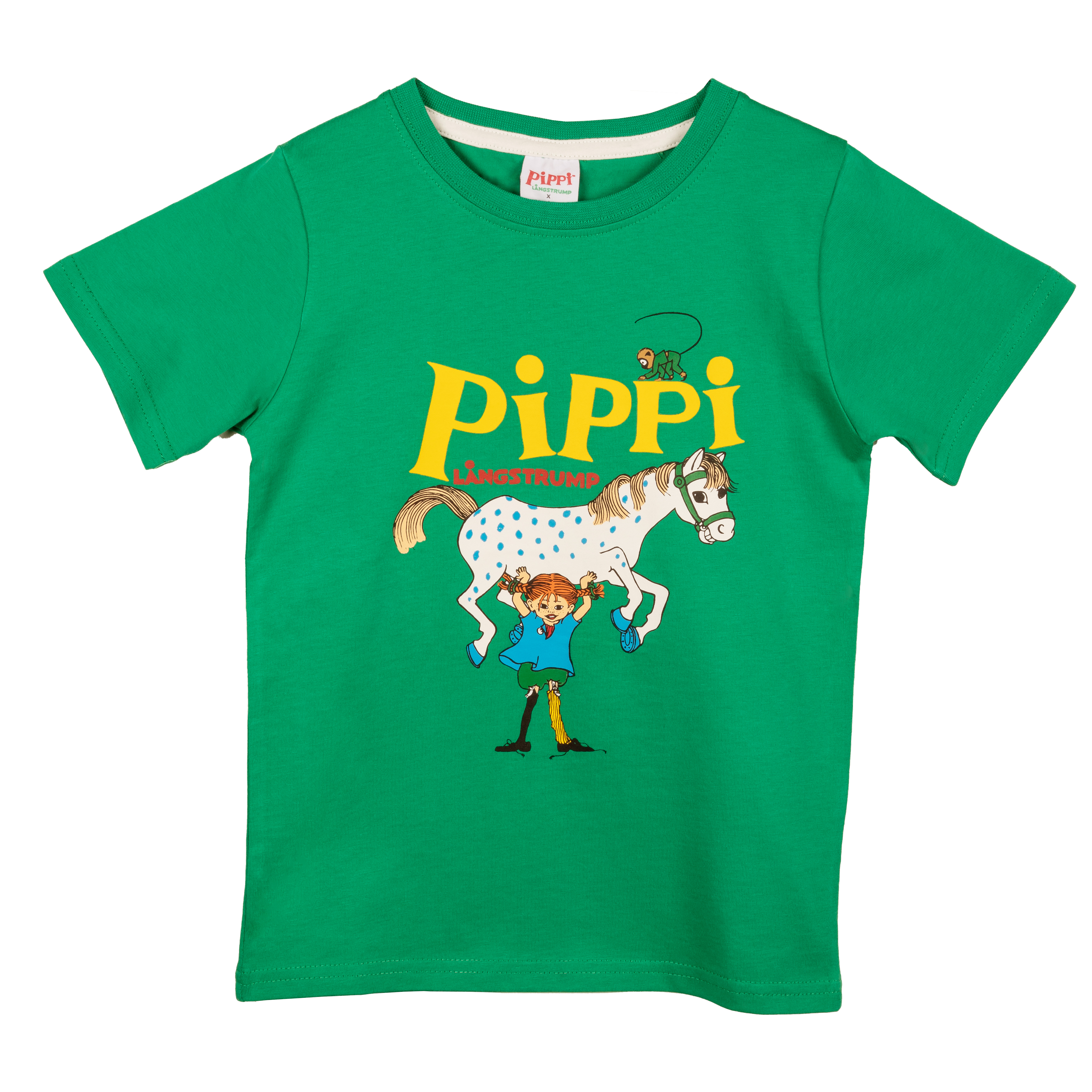 T-shirt Pippi - Grön
