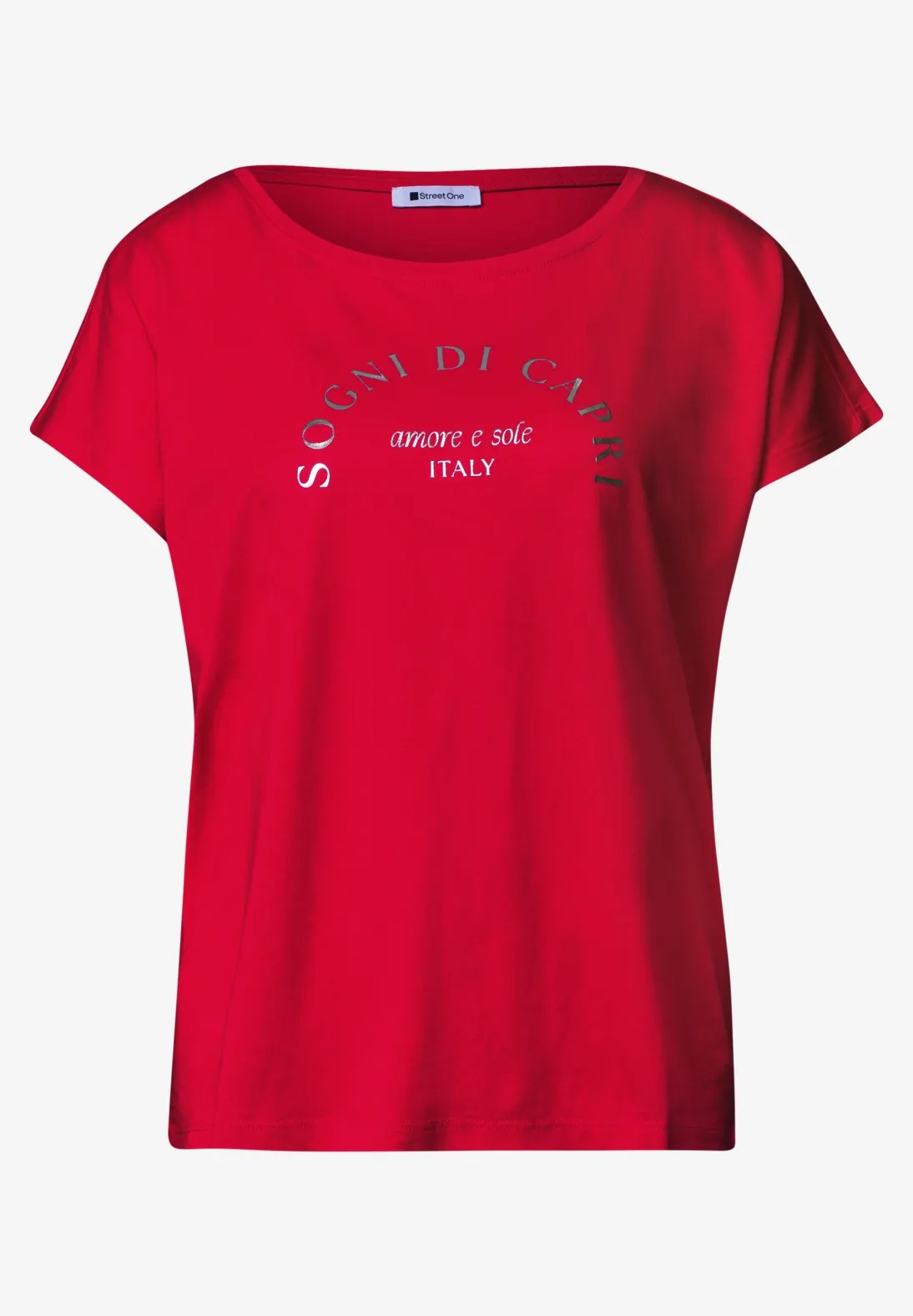 EOS Foil Partprint Shirt - Salsa Red -Street One - 4
