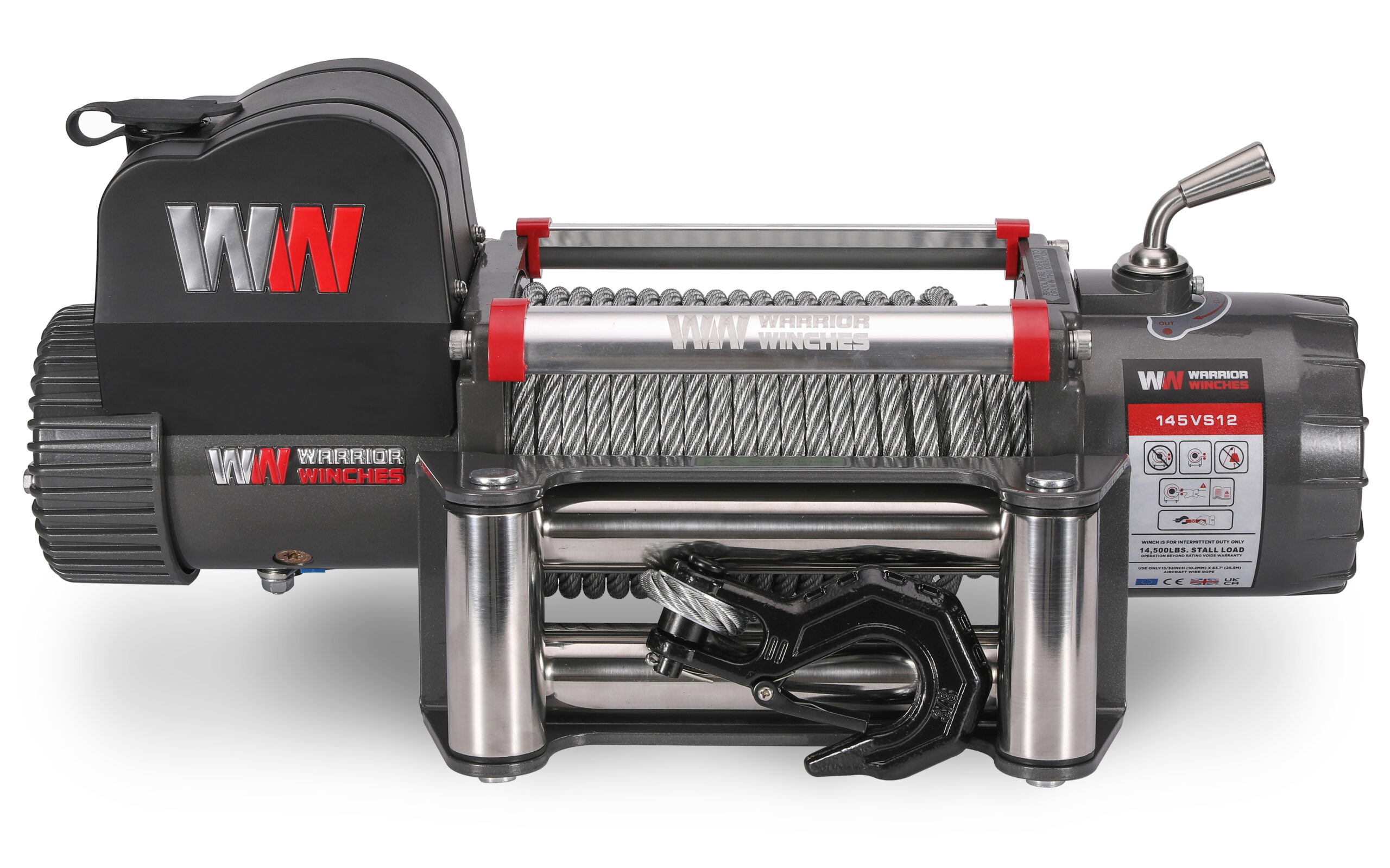 Vinsch Warrior Winches Samurai 14500 - Stålvajer 12V - 2