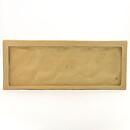 Marianne Starck (1960s) Rectangular Wall Plaque with Brown/Turquoise Birds Motif 40 cm