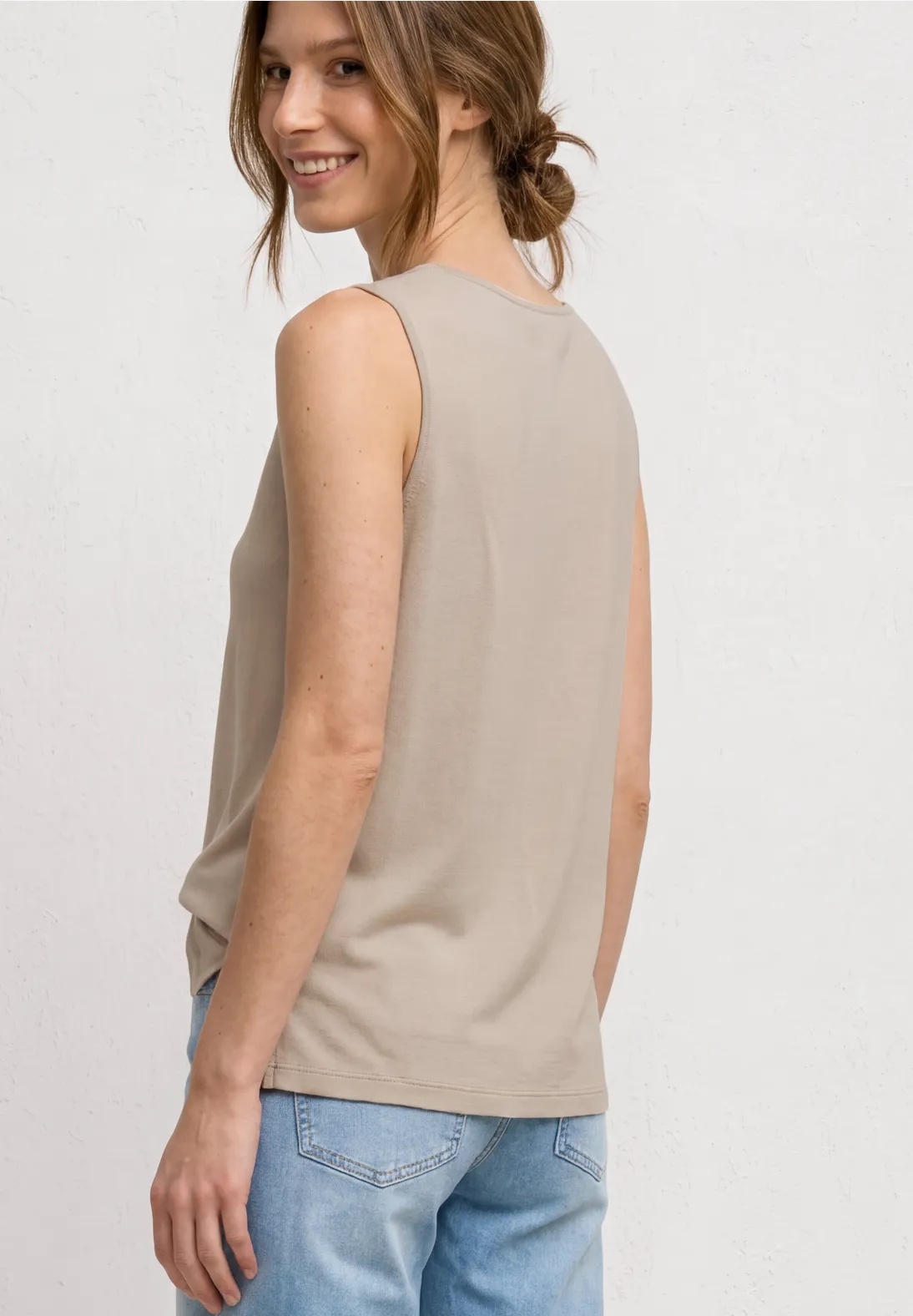 EOS Top With Knot Detail - Clay Sand - Street One - 3