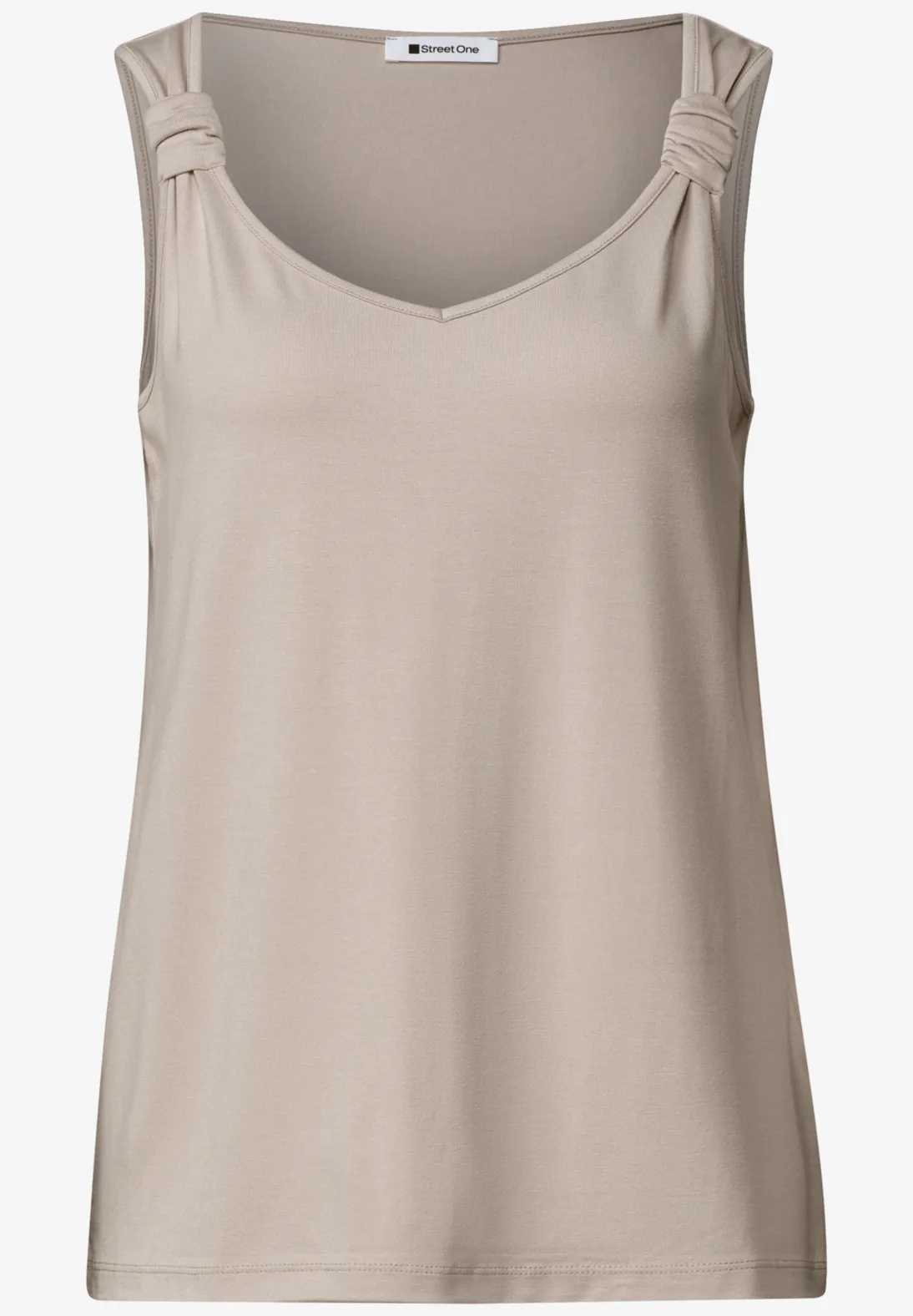 EOS Top With Knot Detail - Clay Sand - Street One - 4