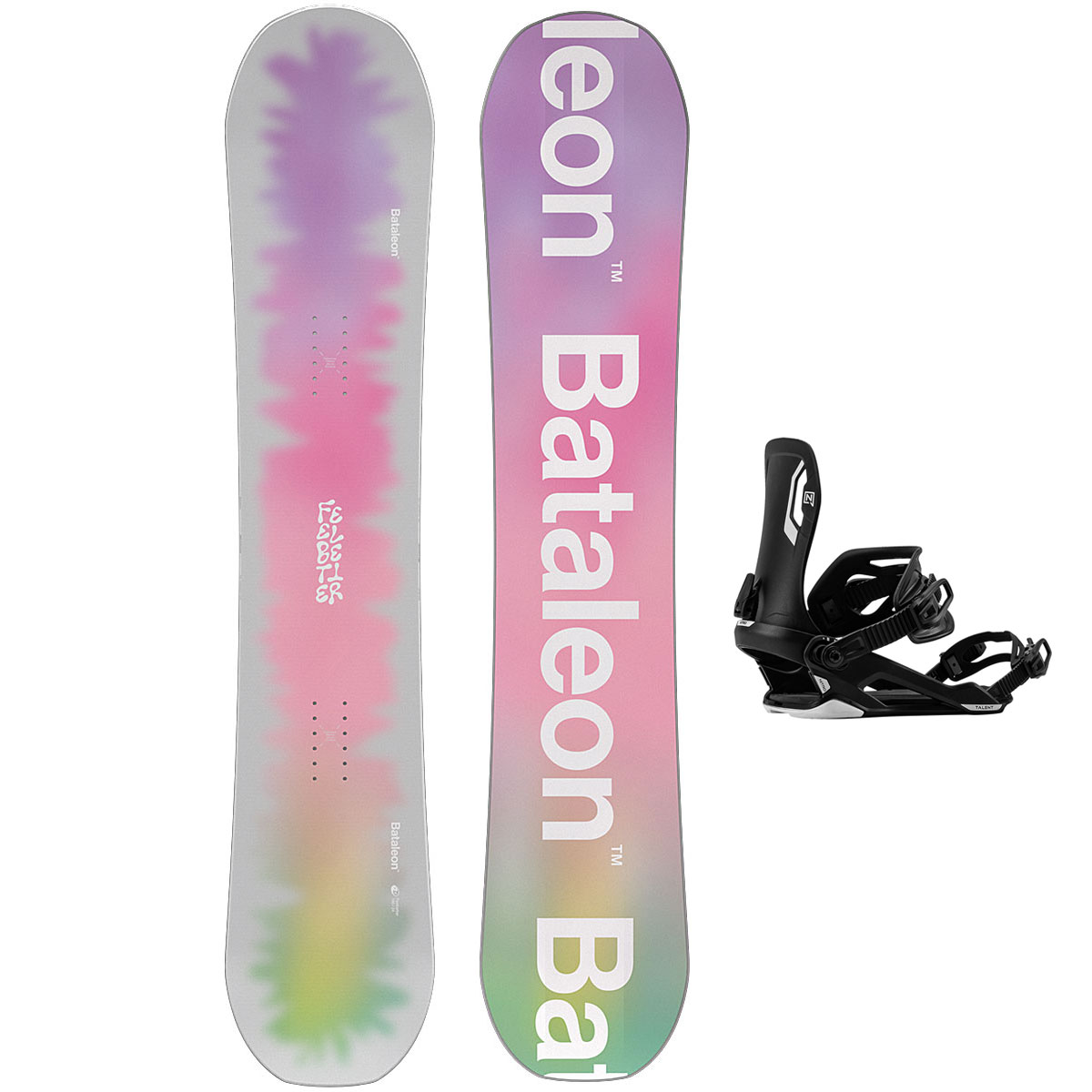 Bataleon Snowboard Set - Feelbetter 149 + Nitro Talent Black M