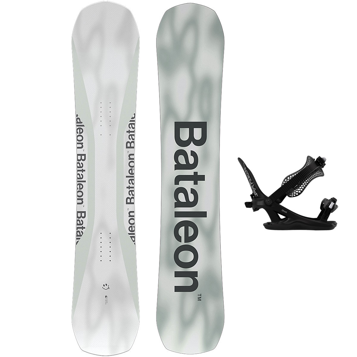 Bataleon Snowboard Set - Goliath 161W + Ghost FASE Black L