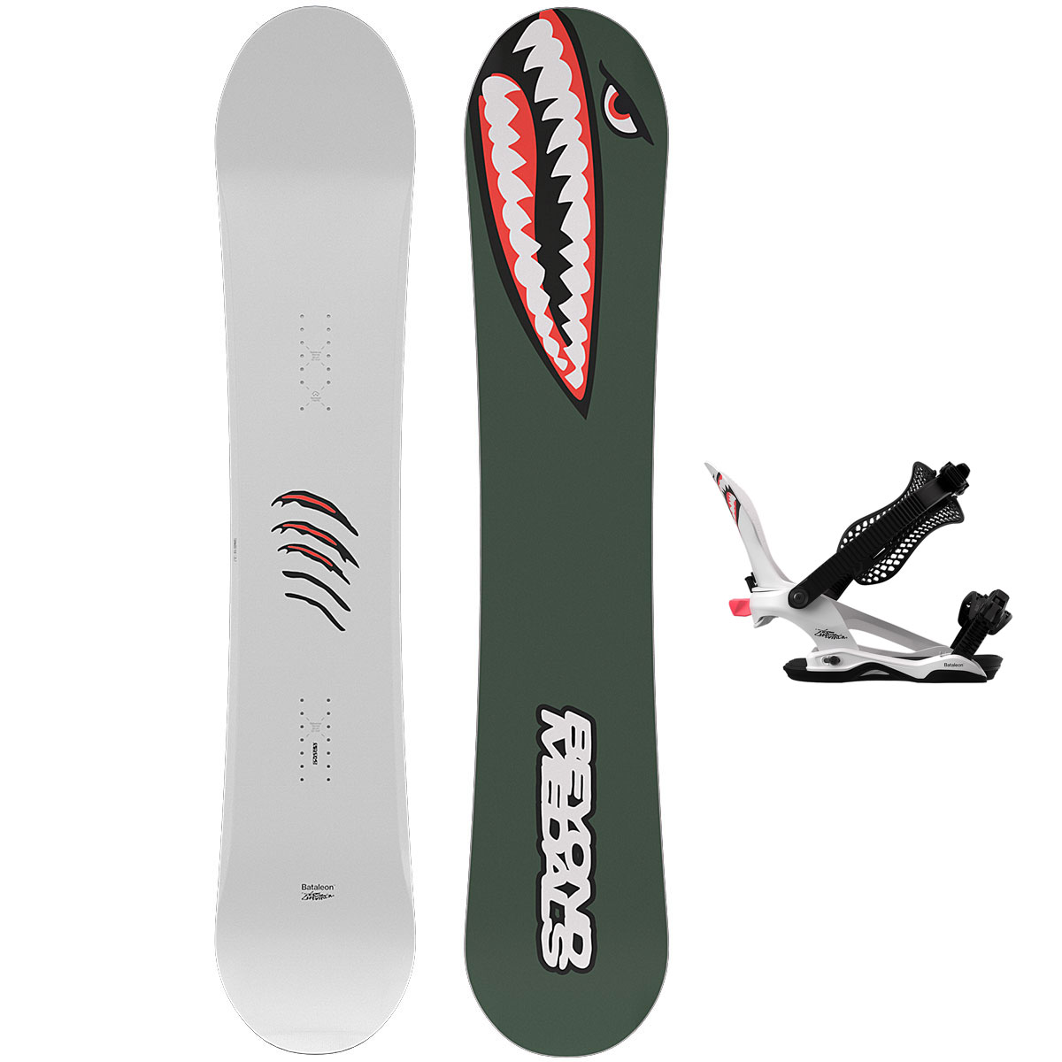 Bataleon Snowboard Set - Tornado x Beyond Medals 162 + Blaster Pro FASE Tor Gray M/L
